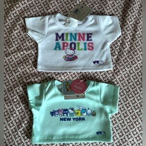 Hello kitty build a bear exclusive shirts